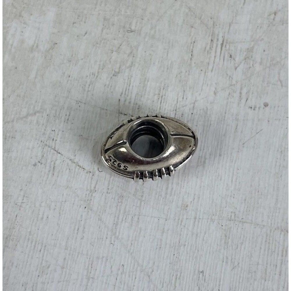 Authentic Pandora Moments Football Charm/Bead Silver 925 ALE - Picture 2 of 4